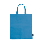 Einfache Non-Woven-Tasche zum Einkaufen als Werbeartikel, 80 g/m2 farbe blau zweite Ansicht