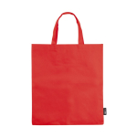 Einfache Non-Woven-Tasche zum Einkaufen als Werbeartikel, 80 g/m2 farbe rot zweite Ansicht