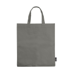 Einfache Non-Woven-Tasche zum Einkaufen als Werbeartikel, 80 g/m2 farbe grau zweite Ansicht