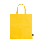 Einfache Non-Woven-Tasche zum Einkaufen als Werbeartikel, 80 g/m2 farbe gelb zweite Ansicht