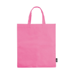 Einfache Non-Woven-Tasche zum Einkaufen als Werbeartikel, 80 g/m2 farbe rosa zweite Ansicht