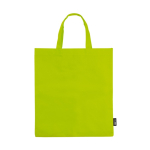 Einfache Non-Woven-Tasche zum Einkaufen als Werbeartikel, 80 g/m2 farbe lindgrün zweite Ansicht