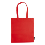 Non Woven Tasche in verschiedenen Farben mit langen Henkeln, 75 g/m2 farbe rot zweite Ansicht