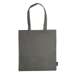 Non Woven Tasche in verschiedenen Farben mit langen Henkeln, 75 g/m2 farbe grau zweite Ansicht