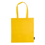 Non Woven Tasche in verschiedenen Farben mit langen Henkeln, 75 g/m2 farbe gelb zweite Ansicht