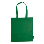 Non Woven Tasche in verschiedenen Farben mit langen Henkeln, 75 g/m2 farbe grün zweite Ansicht