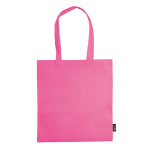 Non Woven Tasche in verschiedenen Farben mit langen Henkeln, 75 g/m2 farbe rosa zweite Ansicht