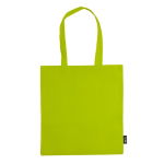 Non Woven Tasche in verschiedenen Farben mit langen Henkeln, 75 g/m2 farbe lindgrün zweite Ansicht