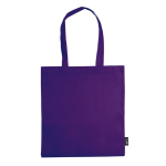 Non Woven Tasche in verschiedenen Farben mit langen Henkeln, 75 g/m2 farbe purpurfarben zweite Ansicht