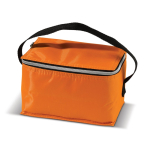 Kühltasche aus Polyester in verschiedenen Farben mit kleinem Tragegriff, für 6 Dosen farbe orange