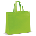 Laminierte Tasche aus Non-Woven in vielen Farben mit Griffen farbe lindgrün