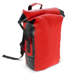 Wasserdichter Rolltop-Rucksack mit gepolsterten Trägern, 25 l farbe rot