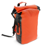 Wasserdichter Rolltop-Rucksack mit gepolsterten Trägern, 25 l farbe orange