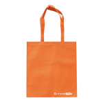 Umweltfreundliche Tasche aus RPET mit passenden Henkeln, 100 g/m2 farbe orange zweite Ansicht