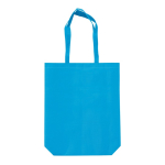 Umweltfreundliche Tasche aus RPET mit langen Henkeln, 100 g/m2 farbe blau dritte Ansicht