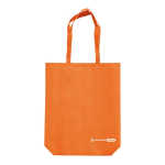 Umweltfreundliche Tasche aus RPET mit langen Henkeln, 100 g/m2 farbe orange zweite Ansicht