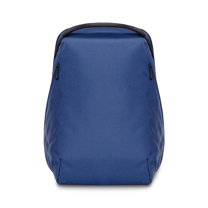 RPET Laptop-Rucksack mit Seitentaschen, 15'' farbe blau zweite Ansicht