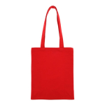 Farbige Canvas-Tasche mit OEKO-TEX-Zertifizierung, 280 g/m2 farbe rot zweite Ansicht