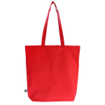 Fairtrade-Tasche in neutralen Farben, Tragkraft: 12 kg, 270 g/m2 farbe rot zweite Ansicht