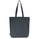 Fairtrade-Tasche in neutralen Farben, Tragkraft: 12 kg, 270 g/m2 farbe dunkelblau zweite Ansicht