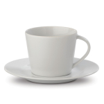 Kaffeetasse aus Porzellan mit Untertasse für Espresso 160 ml farbe weiß