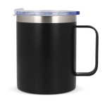 Kaffeebecher To Go aus Keramik mit Griff, 350 ml farbe schwarz zweite Ansicht