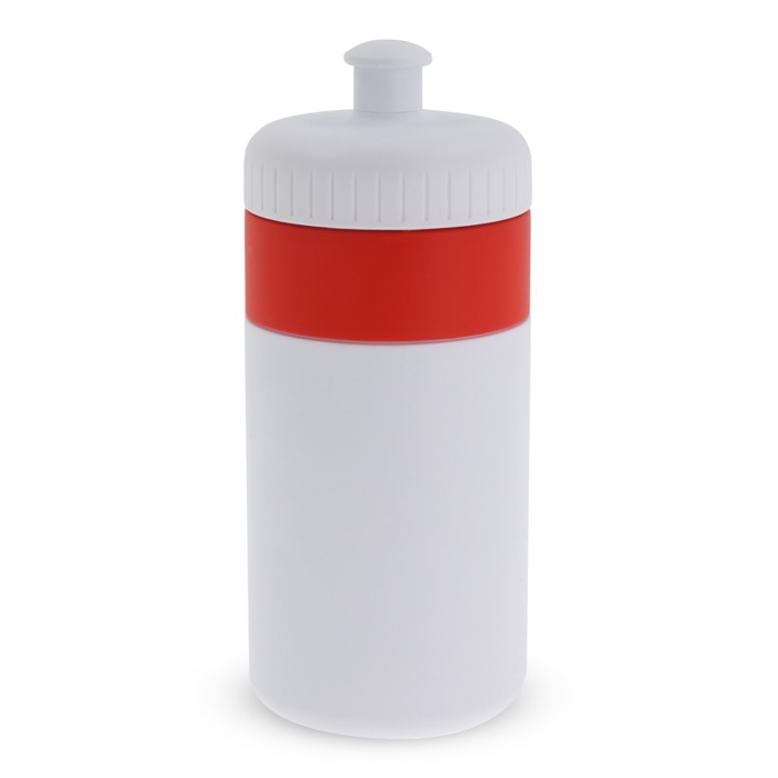 BPA-freie Sportflasche mit Farbdetail, 500 ml farbe rot zweite Ansicht