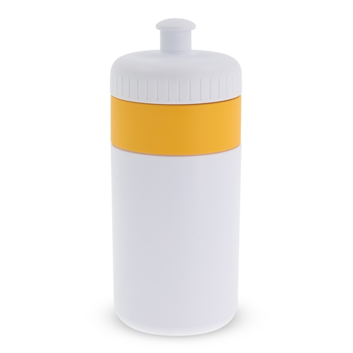 BPA-freie Sportflasche mit Farbdetail, 500 ml farbe gelb zweite Ansicht