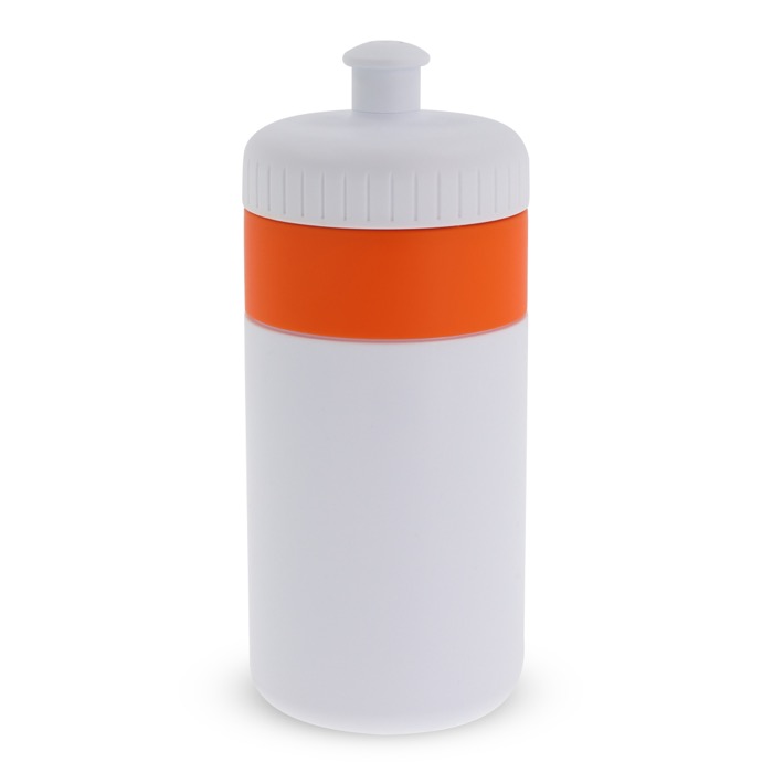 BPA-freie Sportflasche mit Farbdetail, 500 ml farbe orange zweite Ansicht