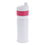 BPA-freie Sportflasche mit farbigem Rand, hergestellt in EU, 750 ml farbe rosa zweite Ansicht