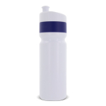 BPA-freie Sportflasche mit farbigem Rand, hergestellt in EU, 750 ml farbe dunkelblau