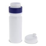 BPA-freie Sportflasche mit farbigem Rand, hergestellt in EU, 750 ml farbe dunkelblau dritte Ansicht