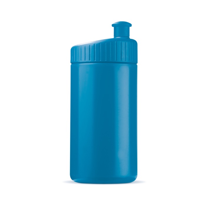 Sportflasche aus Kunststoff, BPA-frei und 100% auslaufsicher, 500 ml farbe hellblau