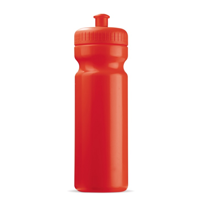 Kunststoff-Sportflasche frei von BPA, 100% auslaufsicher, 750 ml farbe rot