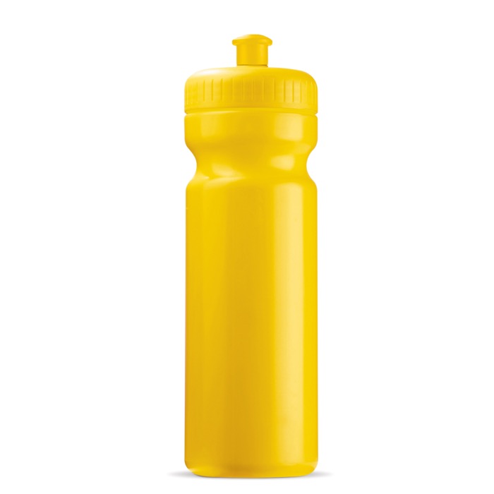 Kunststoff-Sportflasche frei von BPA, 100% auslaufsicher, 750 ml farbe gelb