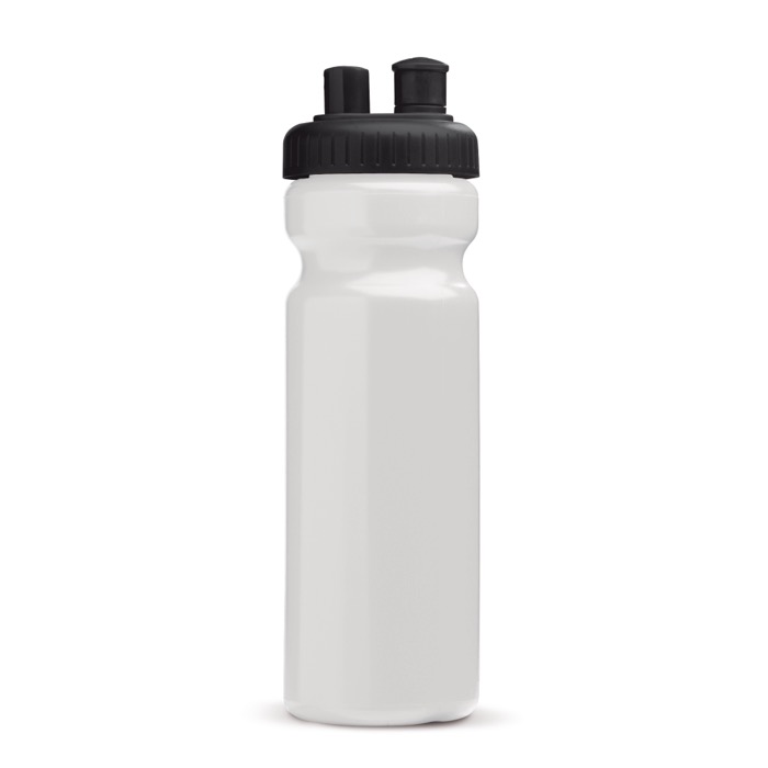 BPA-freie Trinkflasche mit TopActive-Design mit Zerstäuber, 750ml farbe weiß/schwarz