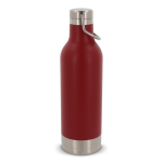 Thermosflasche aus Edelstahl mit Tragegriff, 400 ml farbe rot