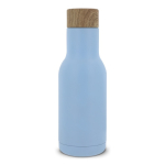 Doppelwandige Edelstahlflasche mit Teesieb, 340 ml farbe pastellblau