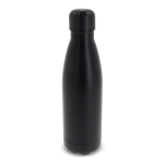 Edelstahlflasche in Metallfarben, 500 ml farbe schwarz