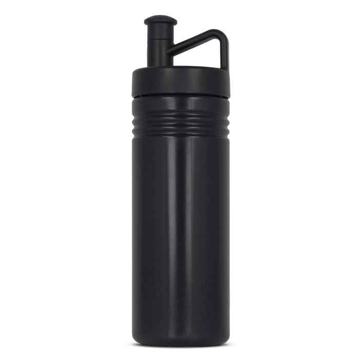 Sportflasche im TopActive Design mit egonomischem Deckel, 500 ml farbe schwarz