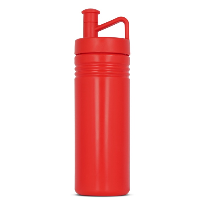 Sportflasche im TopActive Design mit egonomischem Deckel, 500 ml farbe rot