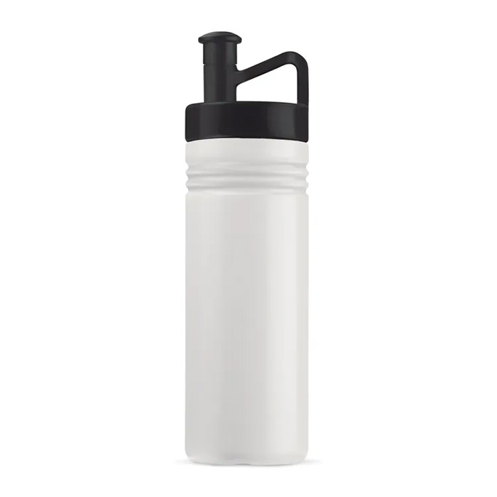 Sportflasche im TopActive Design mit egonomischem Deckel, 500 ml farbe weiß/schwarz