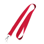 Lanyard für Firmen als Mitarbeitergeschenk bedrucken farbe rot