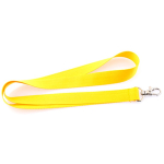 Lanyard für Firmen als Mitarbeitergeschenk bedrucken farbe gelb