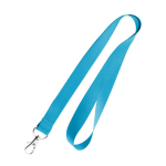 Lanyard für Firmen als Mitarbeitergeschenk bedrucken farbe hellblau