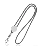 Modernes Lanyard in Röhrenform aus Polyester mit Karabiner, 3 cm