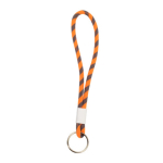 Verstellbares Lanyard mit Schlüsselring farbe neonorange