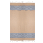 Leichtes Strandtuch aus Baumwolle, 100 x 180 cm, 220 g/m2 farbe marineblau