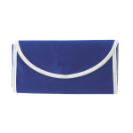 Faltbare Non-Woven-Tasche mit Klettverschluss, 80 g/m2 farbe marineblau