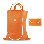 Faltbare Non-Woven-Tasche mit Klettverschluss, 80 g/m2